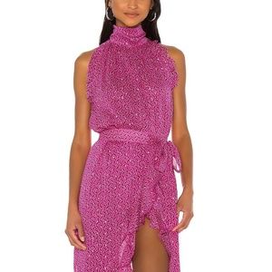 Sabina Musayev Pink Celia Top